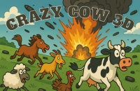 Crazy Cow 3d game thumbnail